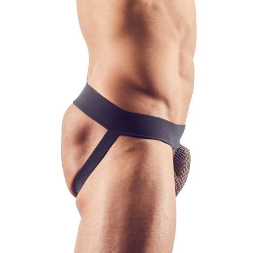 Μαύρο διχτυωτό σπασουάρ Jockstrap - Image 3