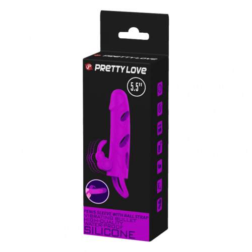 PRETTY LOVE PENIS SLEEVE 6P ROSE - Image 2
