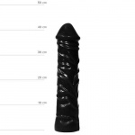 ALL BLACK  XXL DILDO - 33 CM - Image 2