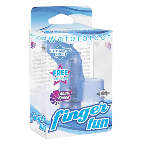 Waterproof Finger Fun Vibrator Blue - Image 3