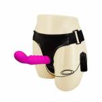 ULTRA HARNESS PRETTY PURPLE STRAP-ON 5".ΜΕ ΔΟΝΗΣΗ - Image 3