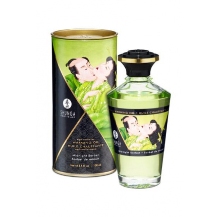 SHUNGA ΑΦΡΟΔΙΣΙΑΚΟ ΛΑΔΙ ΜΑΣΑΖ MIDNIGHT SORBET 100ML