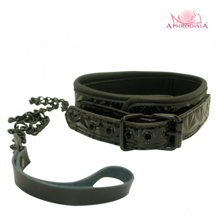 LUXURY COLLAR W LEASH