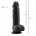 BLACK DILDO PLATINUM 7'' - Image 3