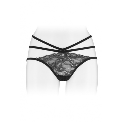Culotte ouverte noire Fashion Secret Nadia