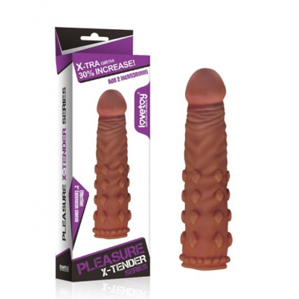 PLEASURE BEADED X-TENDER BROWN