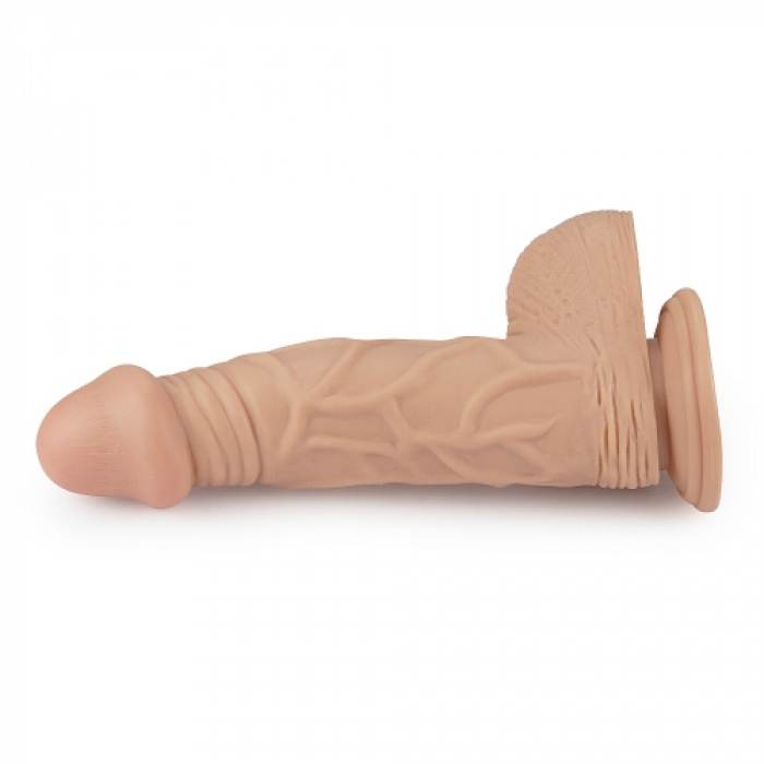 LOVETOY Real Extreme Dildo Vibrating and control 9" - Image 4