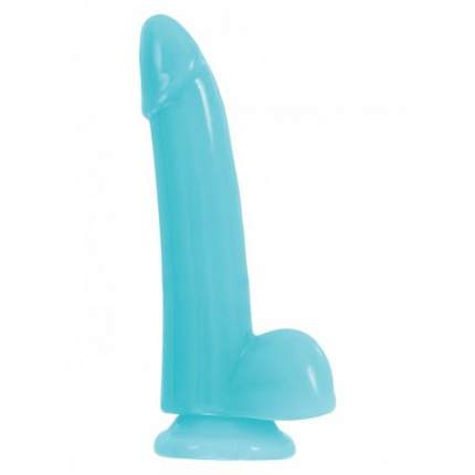 Smooth Glowing Dong 5 Inch light blue