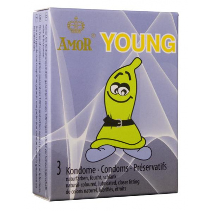 AMOR YOUNG CONDOMS 3 PCS