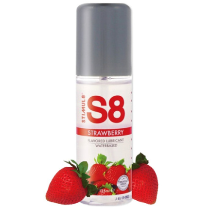 S8 Strawberry Flavored Lube 125ml