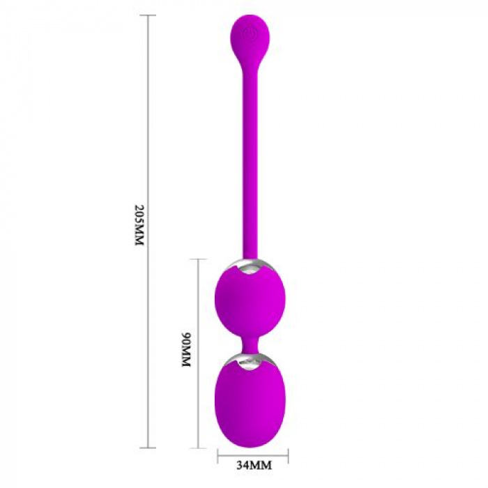 PRETTY LOVE WILLIE KEGEL BALLS with wireless remote control - Image 3