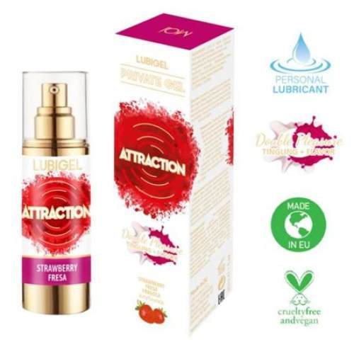 LUBIGEL INTIMATE GEL WITH LIQUID VIBRATOR EFFECT STRAWBERRY 30 ML - Image 1