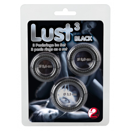 Lust Cock Ring Trio