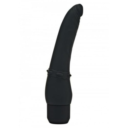 Classic Silicone black Smooth Vibrator