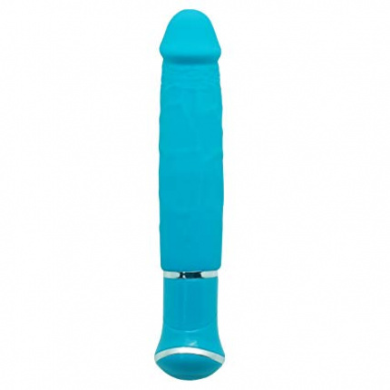 THRUSTING DONG LIGHT BLUE VIBRATOR