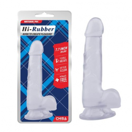 Hi-Rubber Dildo 7.7"