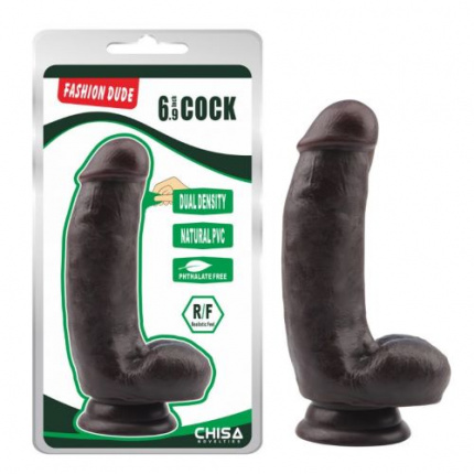 Fashion Dude- 6.9 Inch Cock- Brown