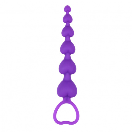 Purple silicone ass stick