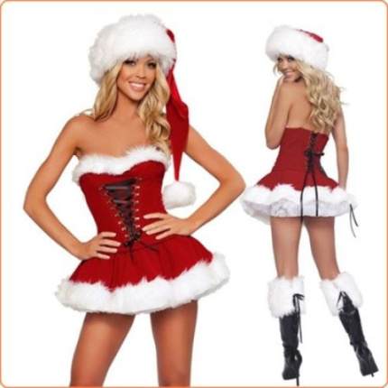 Sexy Santa Claus Outfit Tutu-Dress