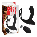 10cm prostate massage with testicular ring and penis with remote control