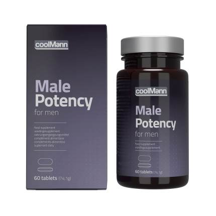 CoolMann Potency Tabs 60pcs Για Βελτίωση Της Σεξουαλικής Σας Υγείας