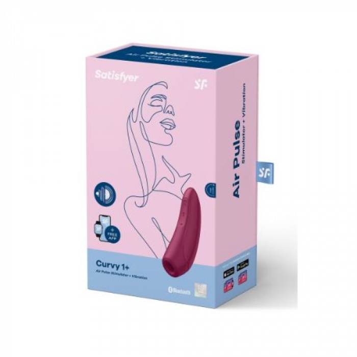 Satisfyer curvy 1+Air pulse stimulator of clitoris with vibration - Image 3