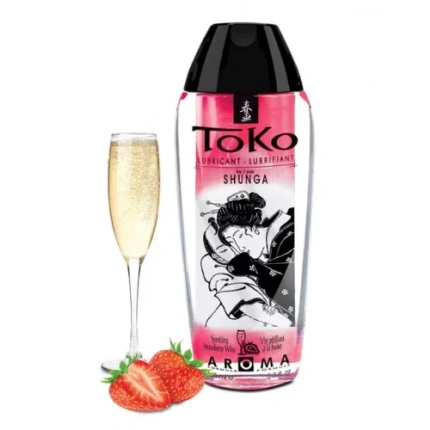 SHUNGA TOKO AROMA LUBRICANT STRAWBERRY AND CHAMPAGNE