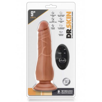 DR.SKIN 9" dildo with wireless remote