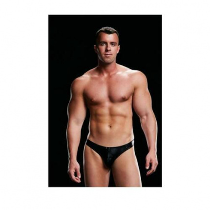LOW-RISE THONG BLACK