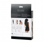 Glossy Lulu Wetlook Dress Black - Image 5