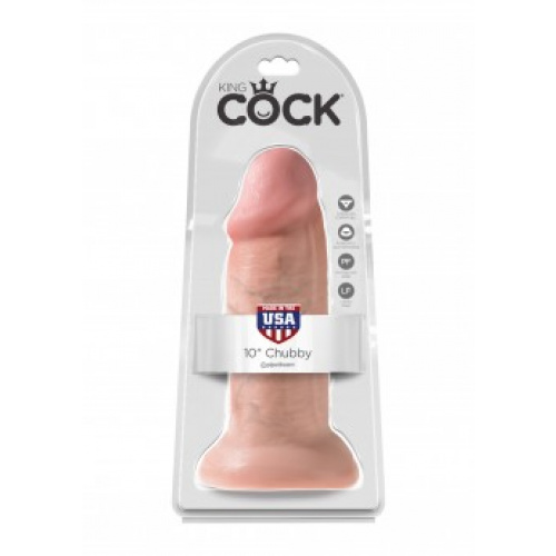 King Cock 25cm Chubby Flesh - Image 4