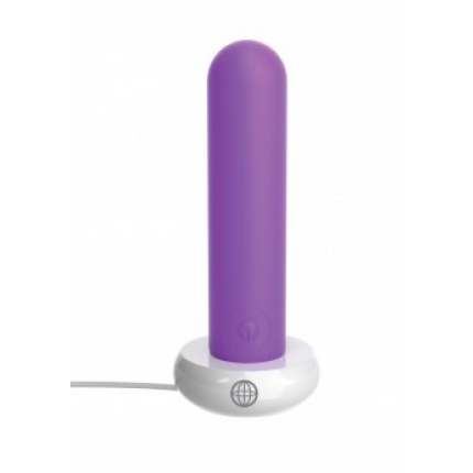 Her Rechargeable Bullet Επαναφορτιζόμενη βολίδα με δόνηση και βάση