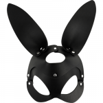 COQUETTE VEGAN LEATHER MASK WITH BUNNY EARS - Image 4