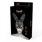COQUETTE VEGAN LEATHER MASK WITH BUNNY EARS - Image 2