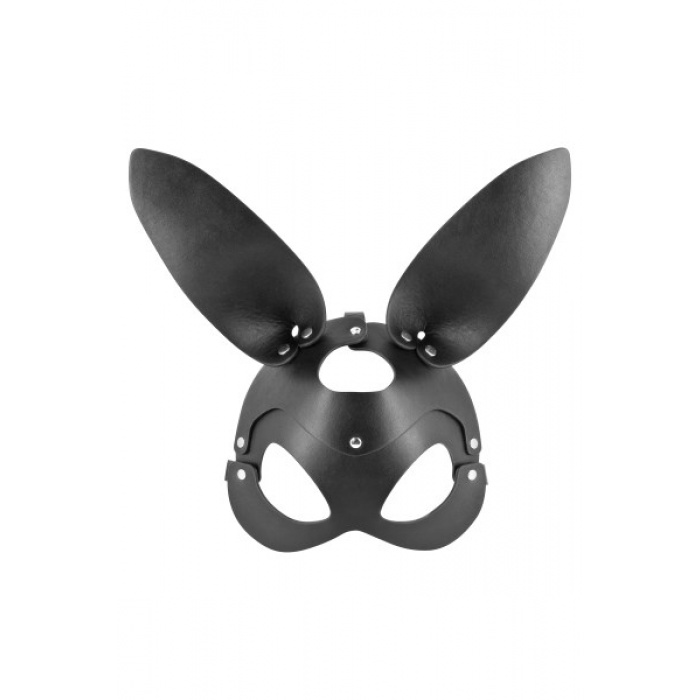 Adjustable faux leather bunny mask - Image 2