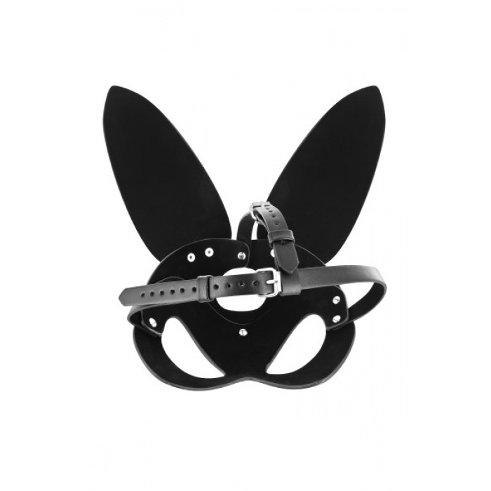 Adjustable faux leather bunny mask - Image 3