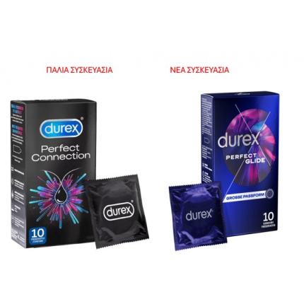 Durex Perfect Connection Προφυλακτικά με Extra επίστρωση Λιπαντικού, 10τεμ