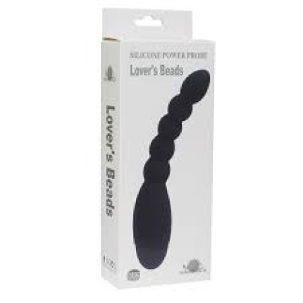 SILICONE POWER PROBE BLACK (LOVER’S BEADS)