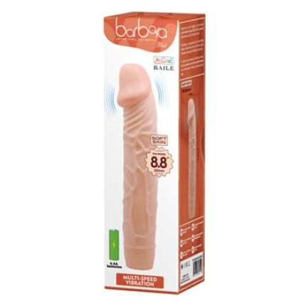 Ρεαλιστικό ομοίωμα πέους  με δόνηση Barbara Bob 8.8''