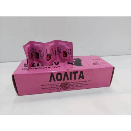 Lolita 72 προφυλακτικά με γεύση κεράσι
