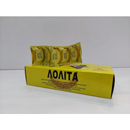 Lolita 72 προφυλακτικά με γεύση μπανάνα