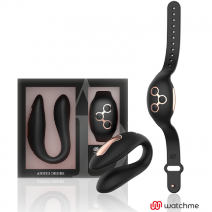 ANNE S DESIRE DUAL PLEASURE WIRLESS TECHNOLOGY WATCHME BLACK / GOLD