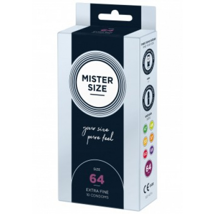 MISTER SIZE 64mm Condoms 10pcs