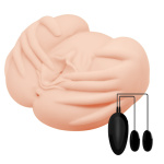 Crazy Bull the Realistic Skin-Like Texture Vagina and Anal Masturbator Vibration - Image 11