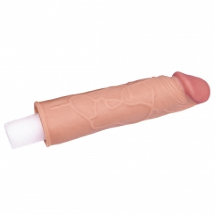 Add 1" Pleasure X Tender Penis Sleeve Flesh - Image 3