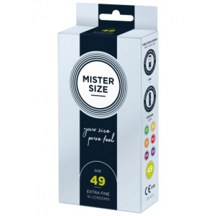 MISTER SIZE 49mm Condoms 10pcs
