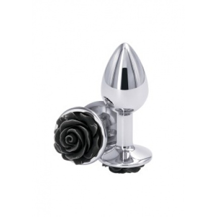 ROSE ANAL PLUG – SMALL -BLACK