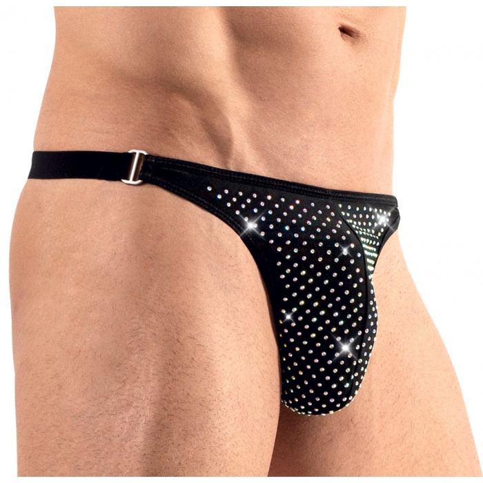 String with sparkly rhinestones on the pouch - Image 3