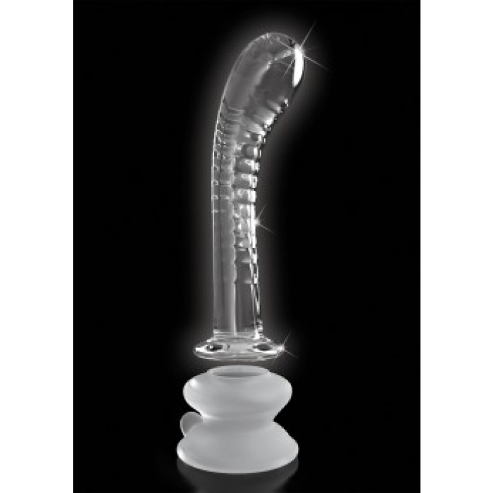 Icicles No. 88 Glass Vibrator with Suction Cup Base - Image 3