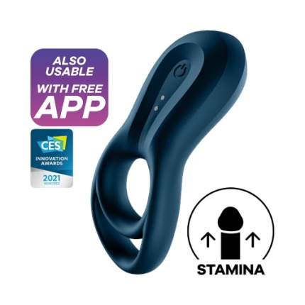 SATISFYER EPIC DUO: διπλό δονούμενο δαχτυλίδι πέους με Application-Bluetooth